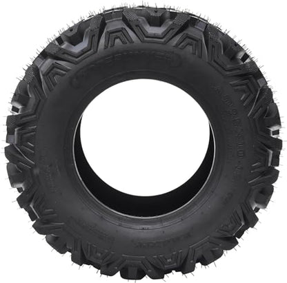Garvee Set of 4 ATV UTV Tires 26x9-12, 6 PR Tubeless All-Terrain Tires for Mud, Dirt, Desert, Rock - Replacement Tires - size: 26x9-12 & 26x9-12, style: Pattern A