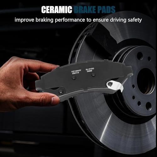 Ceramic Front Brake Pads for Chevy Impala,Monte Carlo - size: D699