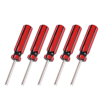 X AUTOHAUX 5 Pcs Valve Stem Core Remover Tire Repair