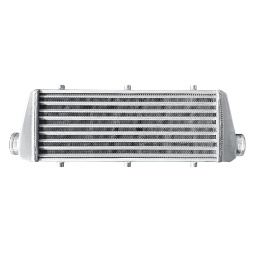 Universal Intercooler 23.5''x8.5''x2.7" Front Mount Intercooler 2.2'' Inlet and Outlet Aluminum Turbo Intercooler Direct Replacement for Any Turbo Charger system - size: 23.5''x8.5''x2.7" 2.2''