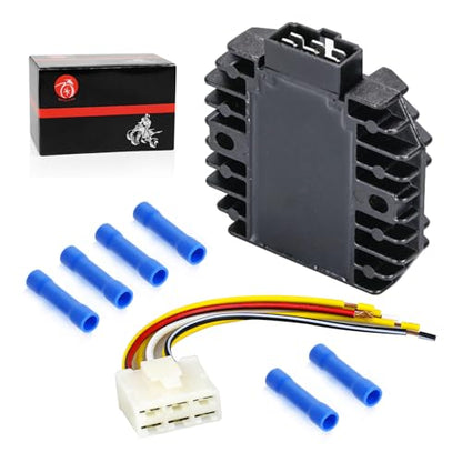 6 Pin Regulator Rectifier & Plug for Kawasaki Lakota KLF300 Bayou300 KEF300