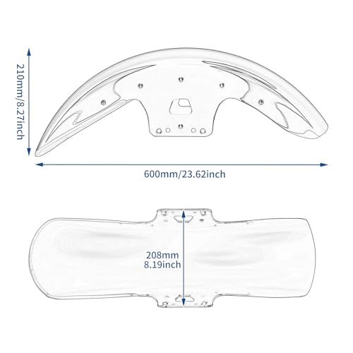 19 inch Front Fender Fit for Harley Touring 2014-2023