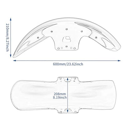 19 inch Front Fender Fit for Harley Touring 2014-2023