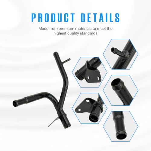 NOVAPARTS 1L3Z18663AB HVAC Heater Hose Pipe Assembly Engine Heater Hose Assy for 2000 2001 2002 2003 2004 Ford F150 E150 E250 4.2L 626211 KT-71 626-211