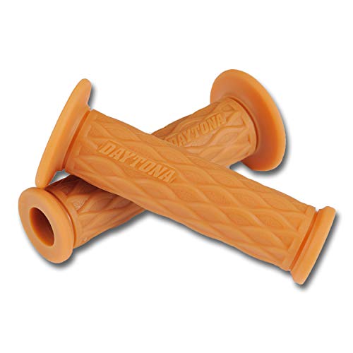 DAYTONA Universal 7/8" Motorcycle Handlebar Grips for Premium Comfort Rides (Nami) (Gum) - color: Gum