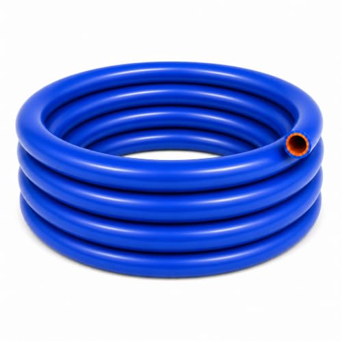 1" ID x 10 FT Silicone Heater Hose, 3-Layer Reinforced, Blue