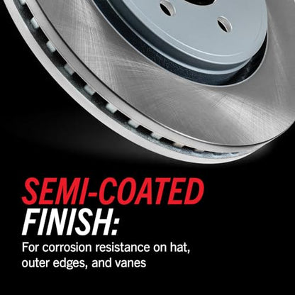 PowerStop Z17 Brake Pad & Semi-Coated Rotor Kit Upgrade Front & Rear SC6563