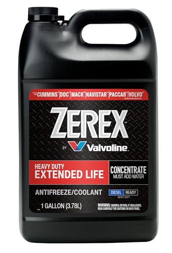Zerex Extended Life Red Heavy Duty (HD) Concentrate Antifreeze/Coolant 1 GA - size: 1 Gallon