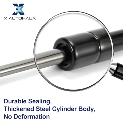 X AUTOHAUX 1 Pc 8inch 22Lbs/100N Black Lift Supports Struts Shocks - color: Black, size: 22lb