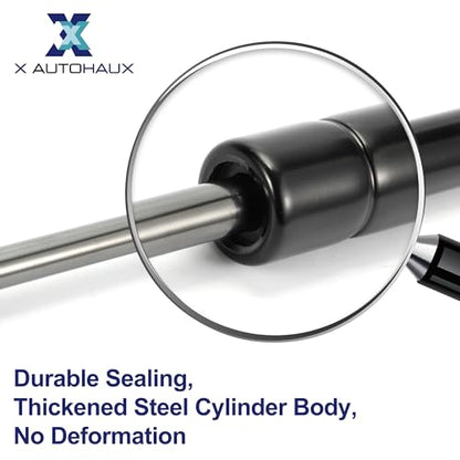 X AUTOHAUX 1 Pc 8inch 44Lbs/200N Black Lift Supports Struts Shocks - color: Black, size: 44lb
