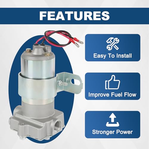 140 GPH Electric Fuel Pump 3/8" NPT Inlet & Outlets - size: 140 GPH
