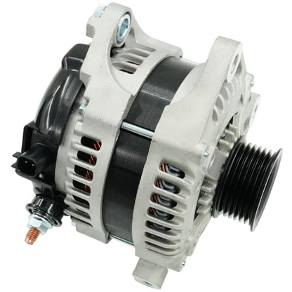 Alternator for Dodge Grand Caravan 2008-2010, for Chrysler Town & Country 2008-2010, Voyager 2008, for Jeep Wrangler 2007-2008, VW Routan 2009-2010 3.3L 3.8L, 160Amp CW 12V OE 7B0903015, 90-29-5700 - size: 7B0903015
