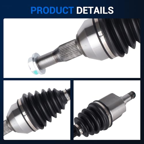 Autoround 661255 661250 Front CV Axle Shaft Assembly Fits Chevy