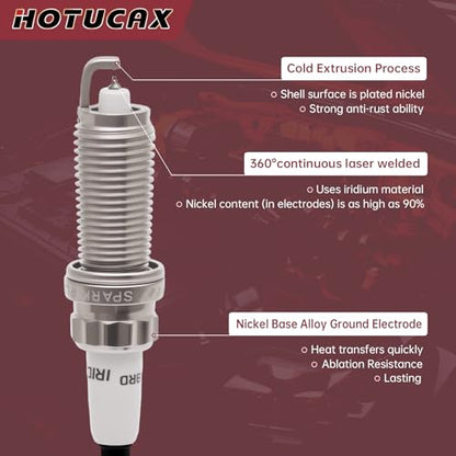 UF592 Ignition Coils & Double Iridium Spark Plug Set, 6 Pack - size: UF592 & Spark Plugs