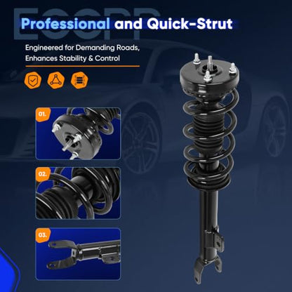 ECCPP Complete Struts Spring Assembly Front for Chrysler 300 2011-2022 - size: 572665