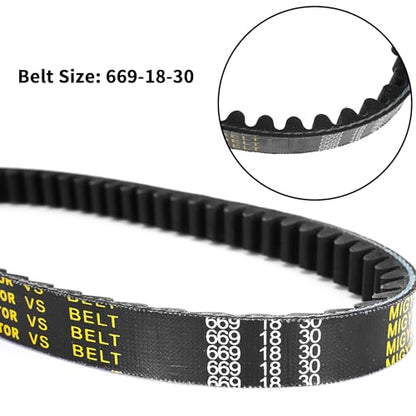 V-Belt CVT Drive Belt 669 18 30 Replacement for GY6 50cc Scooter Moped ATV