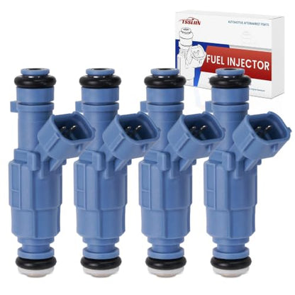Fuel Injectors fits for-Hyundai Santa Fe Sonata Tucson 2010 2012 2013, for-Kia Optima Sorento Forte Koup Rondo 2011-2013 2.4L, High Performance Inyectores Replacement OE 35310-2G300, 4PCS/Set