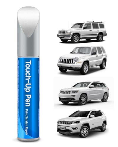 Touch Up Paint Compatible with Jeep Exact Match Touch Up Paint Car Scratch Repair (Stone White(PW1/SW1) Compatible with Cherokee/Commander/Compass/Grand-Cherokee/Liberty/Patriot) - color: Stone White(PW1/SW1) Compatible with Cherokee/Commander/Compass/Gra