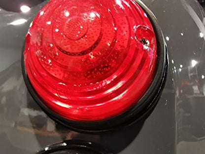 iJDMTOY Universal Flush Mount LED Marker Lights For Car/Truck/Motorcycle - style: Red Lens