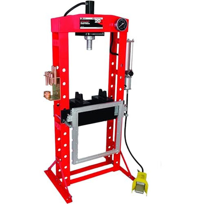AFF 20 Ton Hydraulic Shop Press - Shatterproof PC Shield - Super Duty - size: 20 Ton Capacity