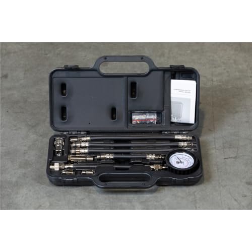Mityvac MV5530 Engine Compression Test Kit, Manual Pressure Release, 2-3/4 in. Bourdon Tube Gauge, Quick-Disconnect Coupler, Includes Threaded Adapters for Motorcycles, Marine and Small Engines