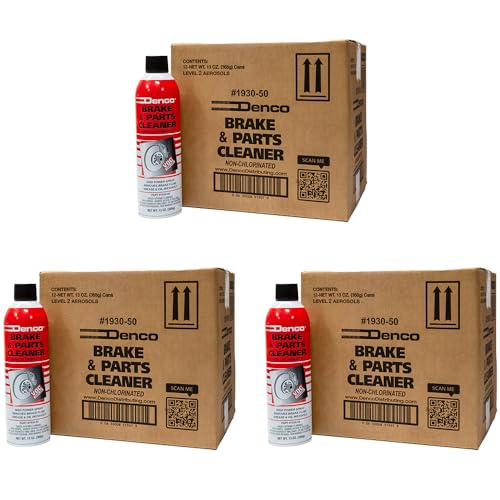 Denco 1930-50 Brake Cleaner, 50-State, Non-Chlorinated, 13oz, 36-Pack - size: 13 Ounce (Pack of 36)