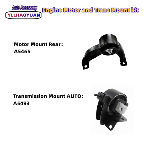 Yllhaoyuan Complete Set of 4 Motor Mounts for 2008-2010 Chrysler Town - size: 2008-2010 Chrysler Town & Country