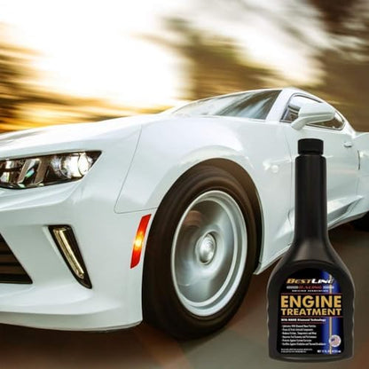 Safe & Effective - Engine Oil Additive/Treatment, Diamond Nano-Lube by BestLine Racing. Reduces Friction Up to 60% – For Gas & Diesel Engines – More Power, Engine Life & Fuel Economy