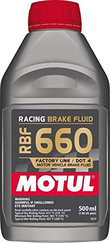 Brake Fluid - DOT 5.1 Synthetic | Non-Silicone Formula | 500ml 1/2 Liter | High Boiling Point