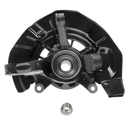 Detroit Axle - Front Steering Knuckles & Wheel Hub Bearings Drilled Rotors - size: 6PRU48638/KIT