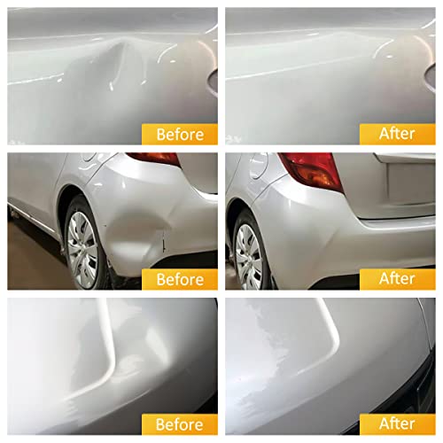 Auto Body Dent Puller Kit, Paintless Dent Repair Tool Adjustable Car Dent Remover Kit with Rubber Hammer and Metal Tap Down Pen for Auto Hail Damage Repair & Other Metal Surface 39PCS