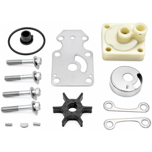 6AH-W0078-00 Outboard Water Pump Kit for Yamaha 15 20 HP Motor - size: 15 20 HP