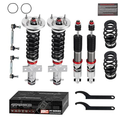FAPO PF Coilovers for Ford Mustang S197 2005-2014, 32 Level Damping Height Adjustable Mono-Tube Upgraded Lowering Suspension Struts Kits - size: mustang 2005-2014