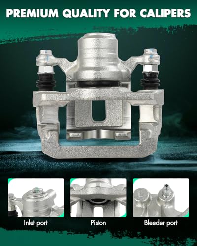 SCITOO Rear Left & Right Disc Brake Calipers With Bracket 19B2994A 19B2995A - size: Rear[19B2994A & 19B2995A]