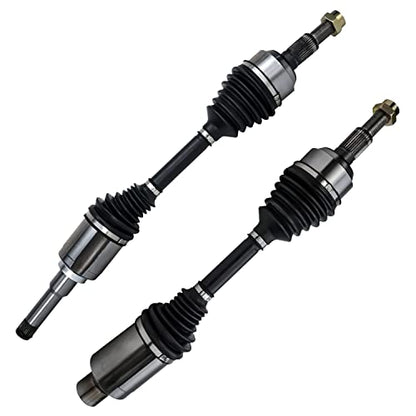 Detroit Axle - 2.4L Front CV Axle Shafts for 2010-2017 Chevrolet Equinox - size: 2X1700055-NEW/Pair