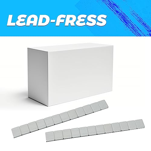 1/4 oz Adhesive Stick On Wheel Weights, 624pcs, Gray - color: Silver