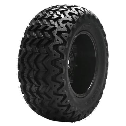 23x10.5-12 ATV Tire & Wheel Combo – 12" Aluminum Rim with Knobby Tread for UTV, Go Kart, Golf Cart, Lawn Mower & Utility Off-Road Vehicles, Single Heavy-Duty Tire - color: 1pack 23x10.5-12