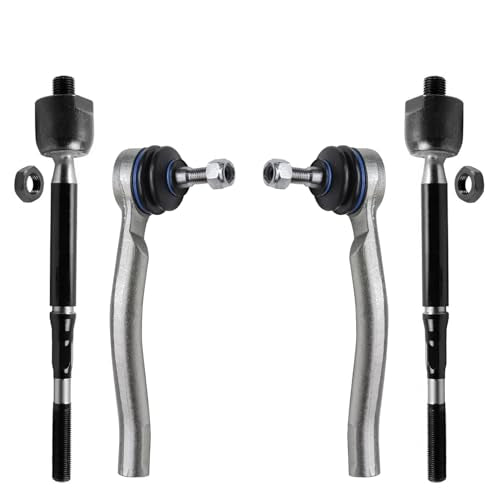 Detroit Axle - Front Tie Rods for 2012-2019 Nissan Versa Micra Versa Note - size: 4S50268/group