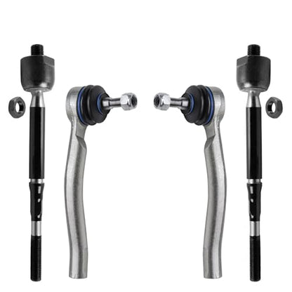 Detroit Axle - Front Tie Rods for 2012-2019 Nissan Versa Micra Versa Note - size: 4S50268/group