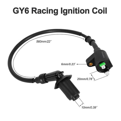 GY6 150cc Racing Ignition Coil Spark Plug Scooter ATV Go Kart