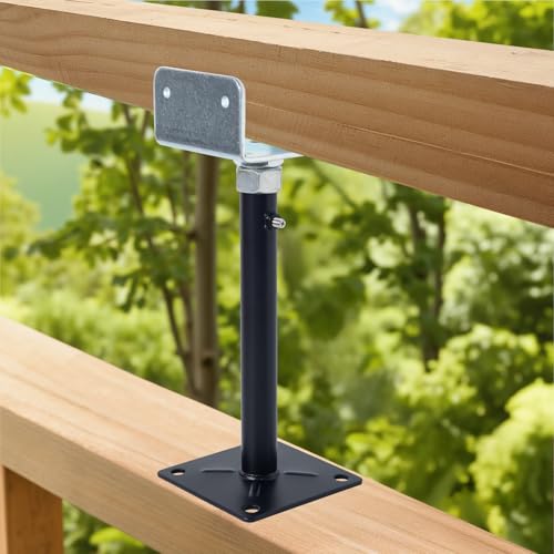 2 Pack U-Shaped Floor Jack for 4x2, 4x4, 4x6 Joists - Adjustable Steel Telepost with U-Head, Mini Screw Jack, Post Jack.9-13 Inch Adjustment Range. - size: 9-13