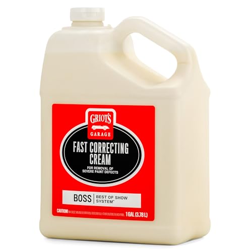 Griot's Garage BOSS Fast Correcting Cream for Car Polishing and Detailing, Swirl, Scratch Remover for Vehicles, One Gallon - size: Gallon