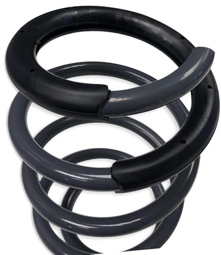Universal 4PCS Coil Spring Silencer/Isolator, Front & Rear Suspension Protection, Rubber Noise Reduction Sleeves for large saloon, Truck, large SUV - color: SUV