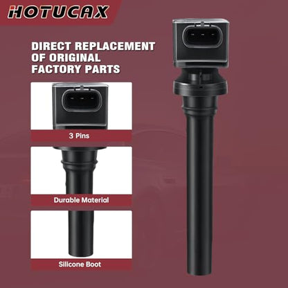 UF562 Ignition Coils & Spark Plugs Tune Up Kit, 4 Pack - size: UF562 & Spark Plugs