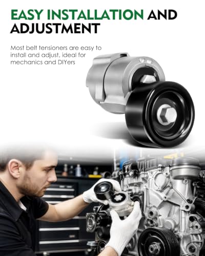 Drive Belt Tensioner Assembly with Pulley for:-Hyundai Sonata - size: 39071