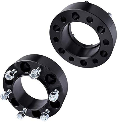 BRTEC 2in 6x5.5 6x139.7 Wheel Spacers 106mm Hub Bore for Toyota Lexus - color: BCWSA80025x2P