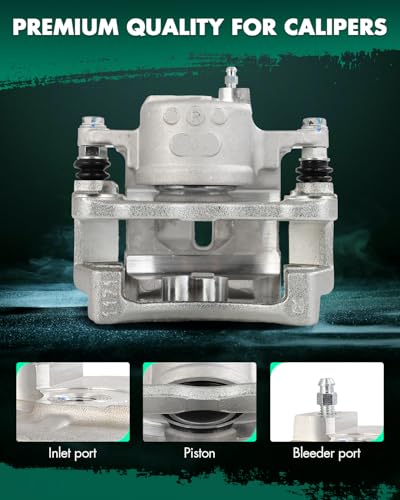 SCITOO Front Left and Right Disc Brake Caliper with Bracket 19B6272 19B6273 - size: Front[19B6272 & 19B6273]