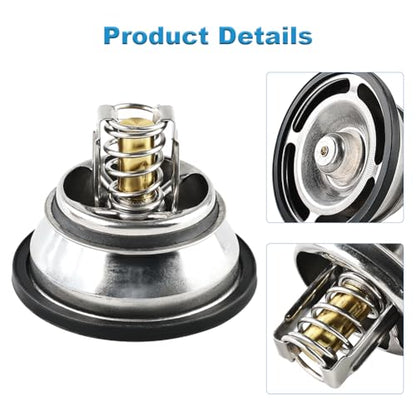 21613426 Coolant Thermostat Compatible with Volvo VNL VN D13 2011-2022 - size: 21412639