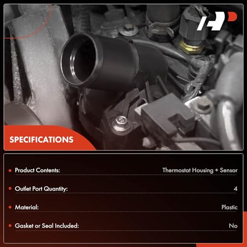 A-Premium Engine Coolant Thermostat Housing Assembly