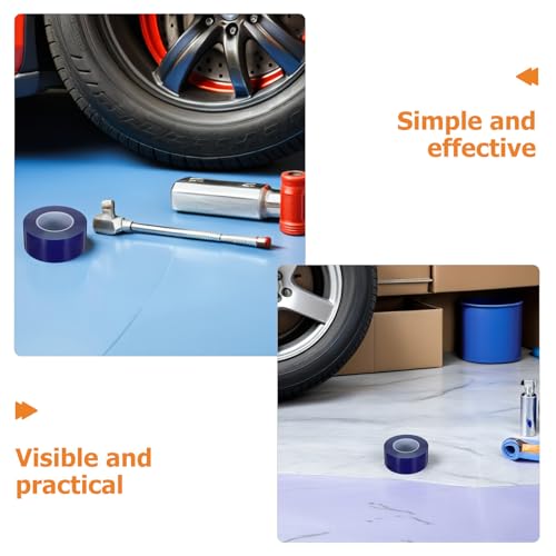 ABOOFAN Rim Protection Tape for Car Wheels, 40mm x 2M Hub Wheel Protection Film Roll, Strong Adhesive Auto Accessories